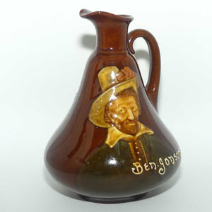 Royal Doulton Kingsware DEWARS flask Ben Jonson | no stopper