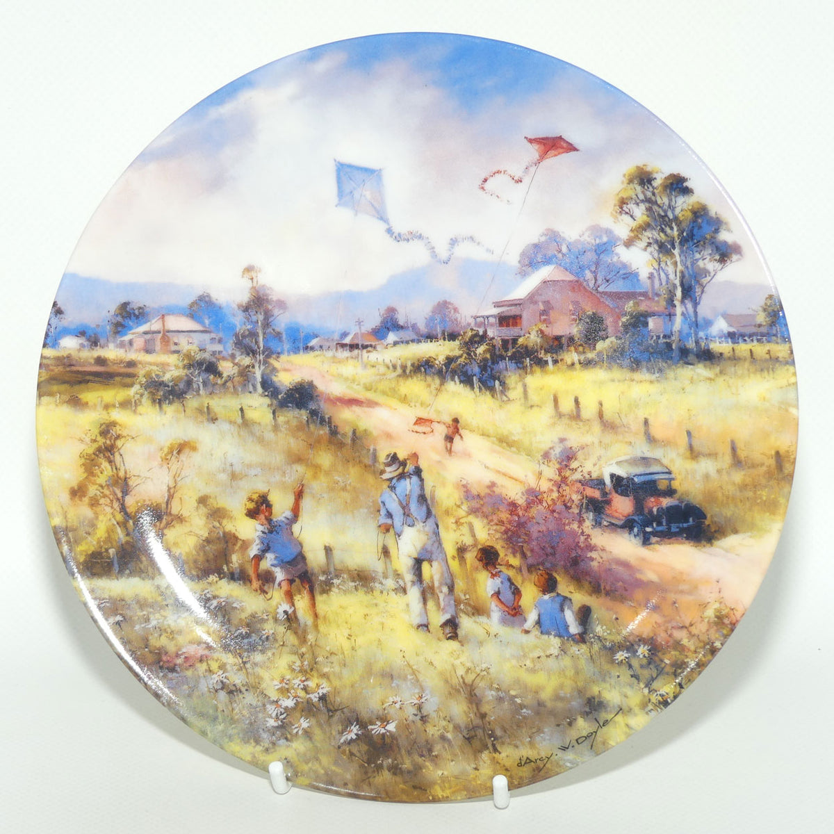 Bradex 03 B21 2.03 plate | Bendigo Pottery | Darcy W Doyle | Golden Summers | Maiden Flight