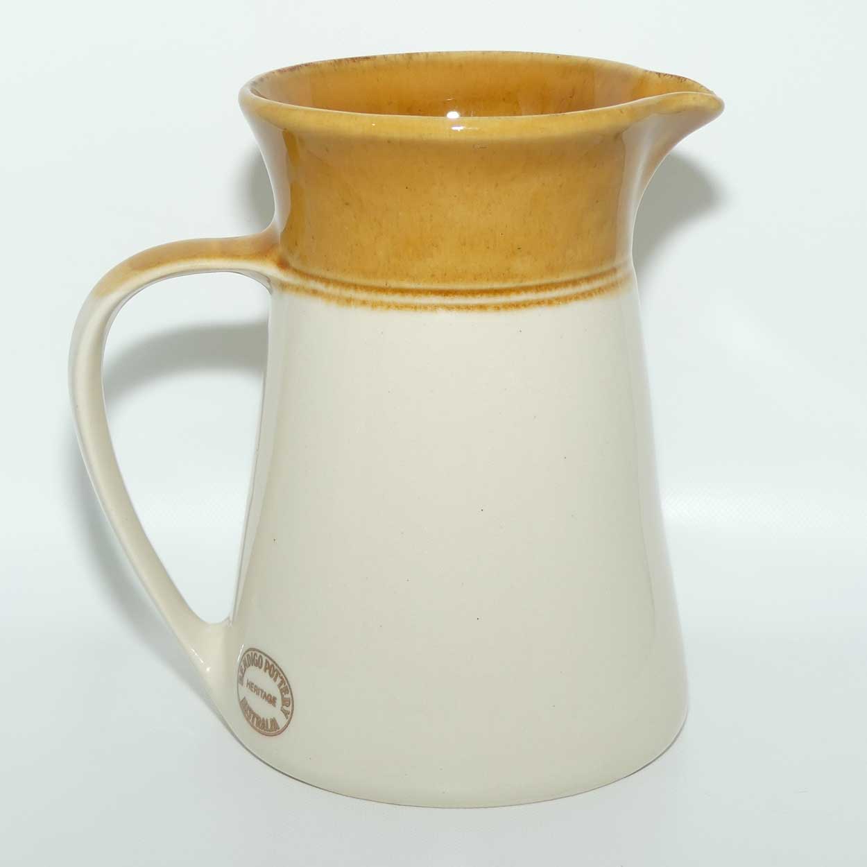 Australian Pottery | Bendigo Pottery two tone milk jug | 900ml