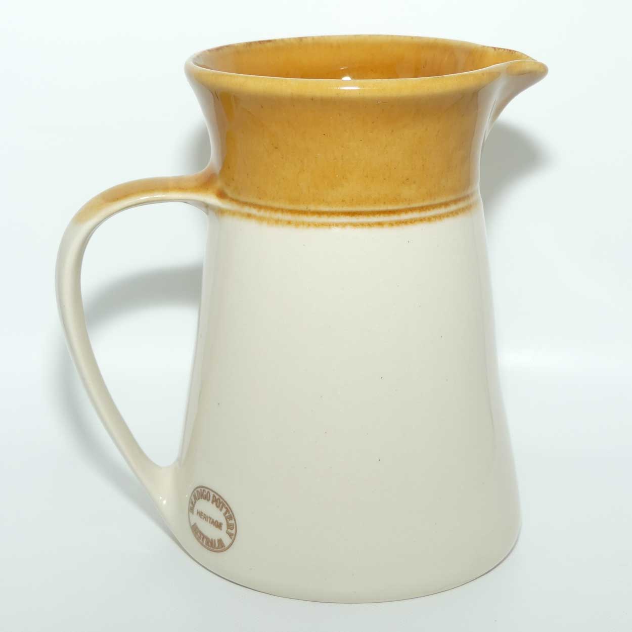 Australian Pottery | Bendigo Pottery two tone milk jug | 900ml