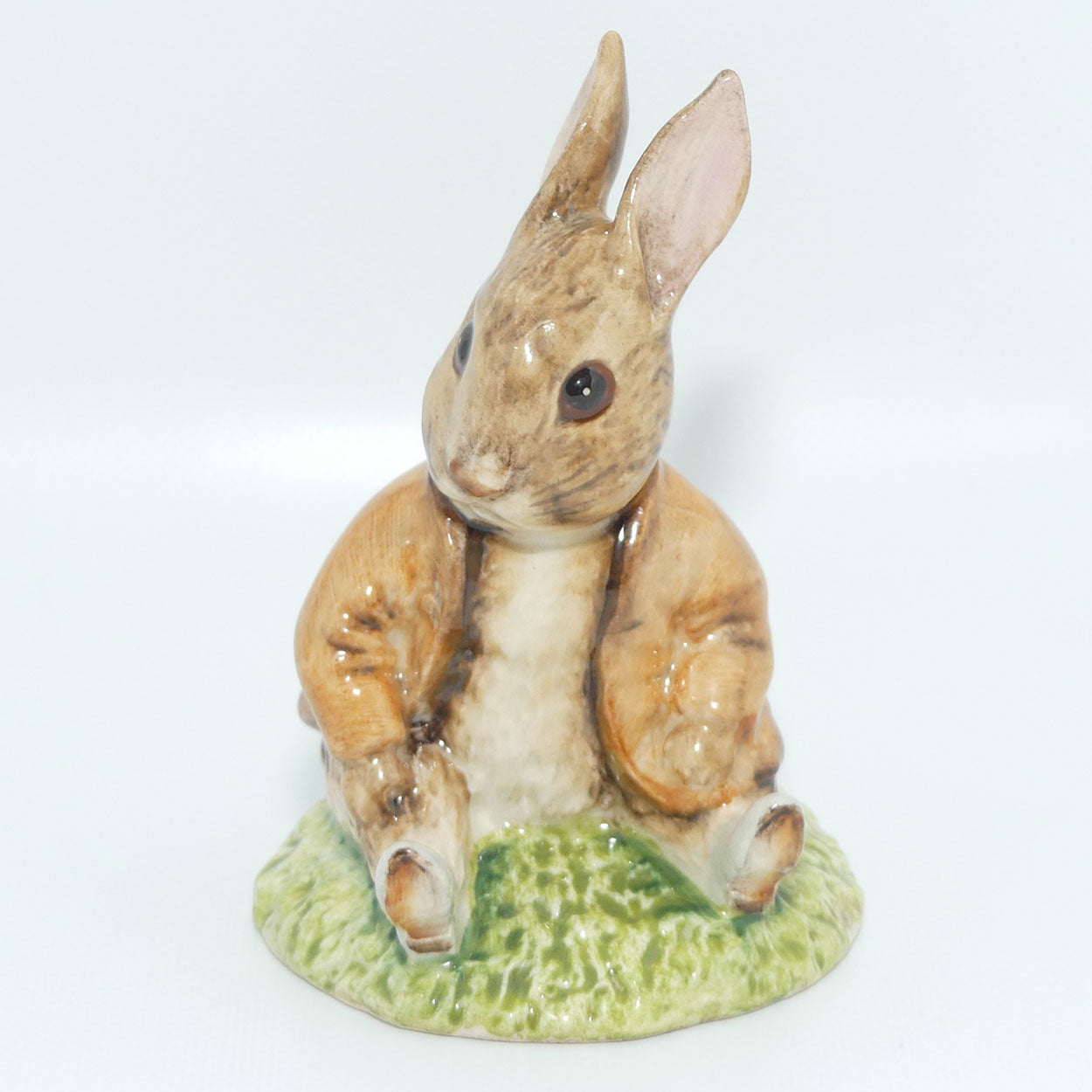 Beswick Beatrix Potter Benjamin Bunny Sat on a Bank | Head Down | BP3b