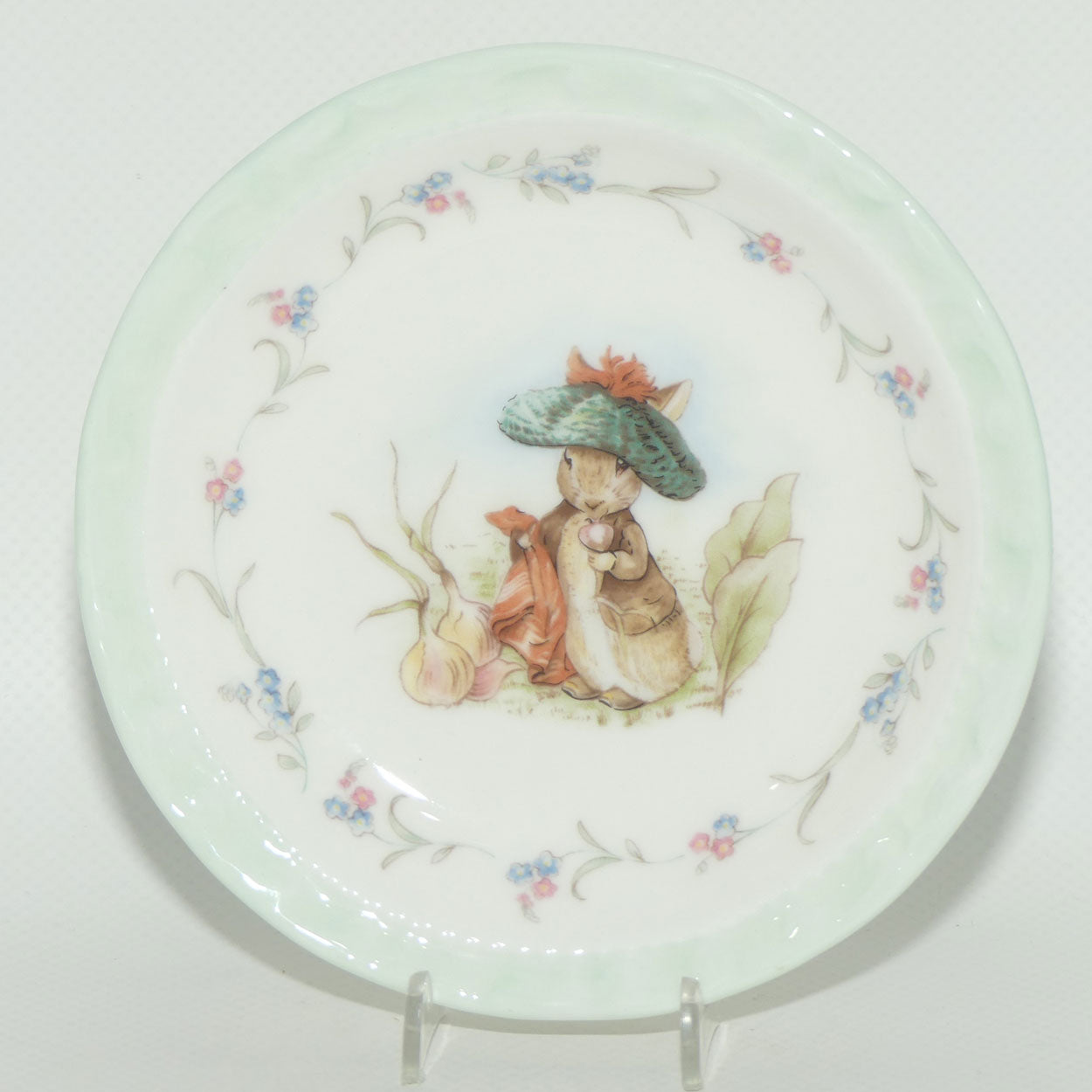 Royal Albert Beatrix Potter | The World of Beatrix Potter | Benjamin Bunny | 12cm coaster | boxed