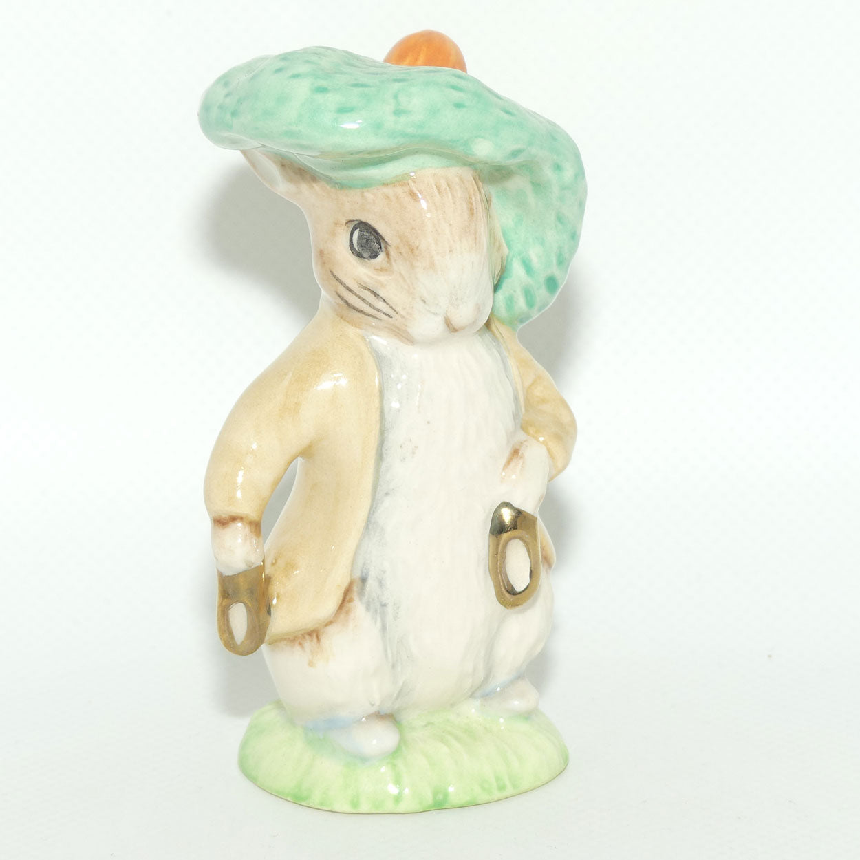 Beswick Beatrix Potter Benjamin Bunny | Ears In | Shoes In | BP9b | Gold Shoes