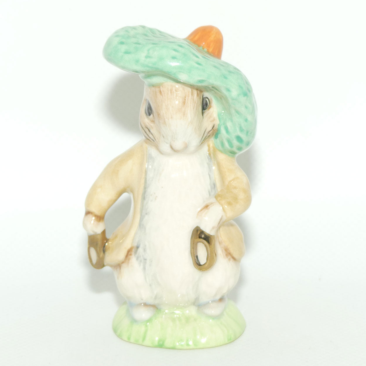 Beswick Beatrix Potter Benjamin Bunny | Ears In | Shoes In | BP9b | Gold Shoes