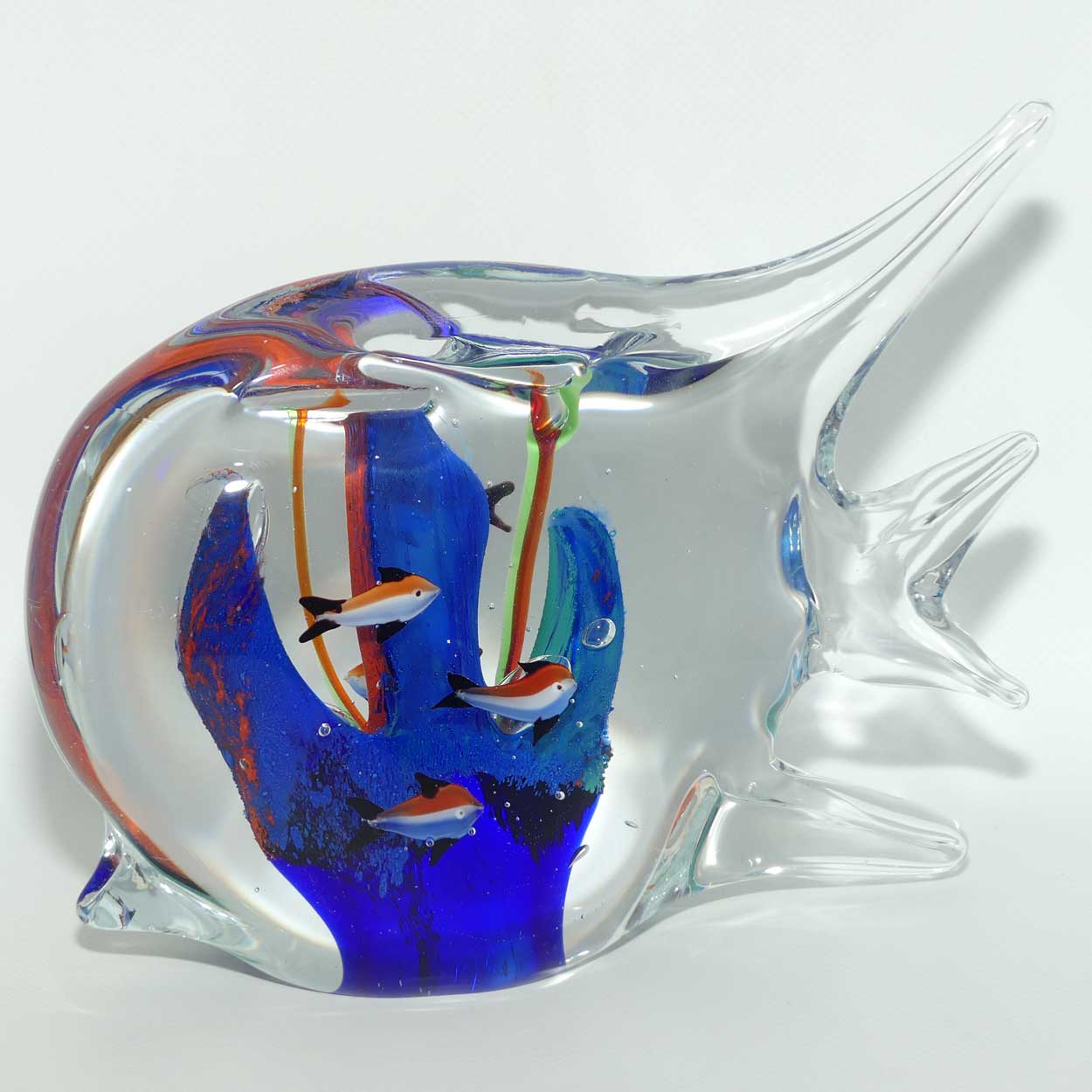 Very Large Art Glass Fish figure