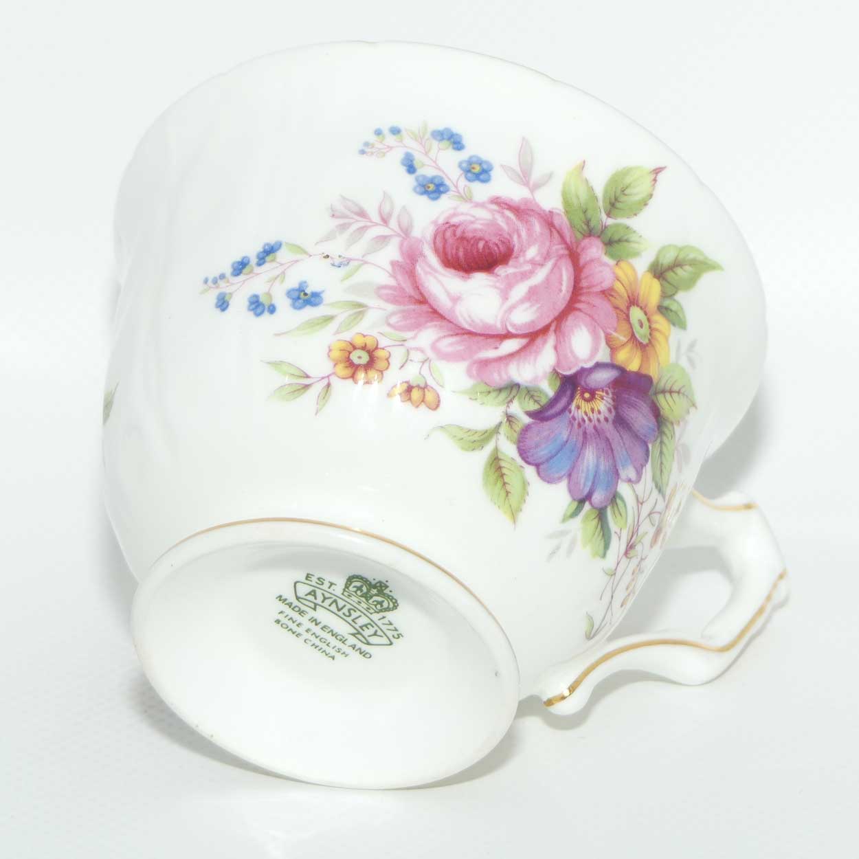 Aynsley Howard Sprays pattern tea trio