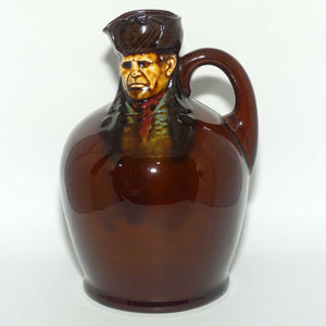 Royal Doulton Kingsware Bill Sykes figural flask