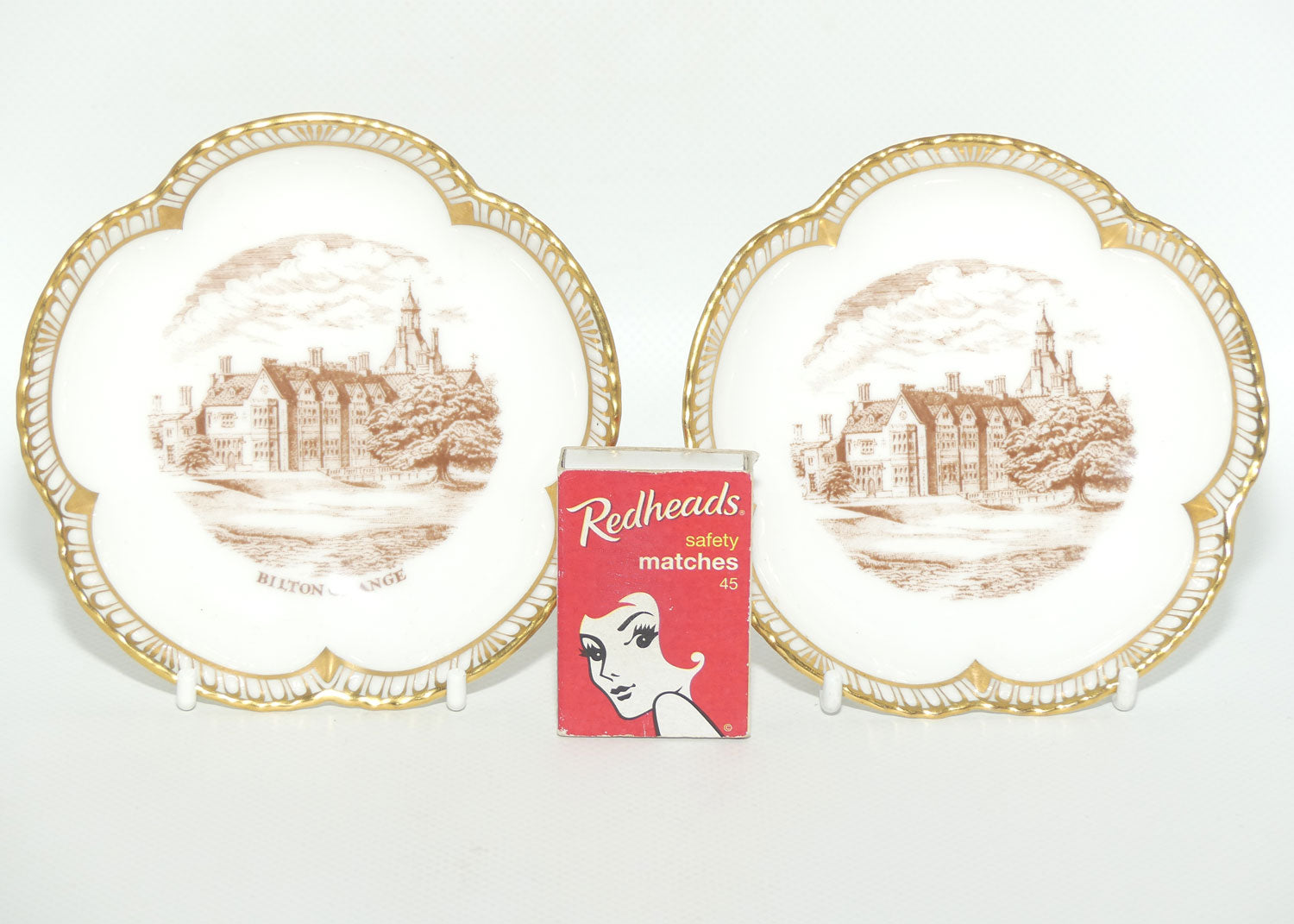 Royal Crown Derby pair of Bilton Grange fluted dishes | boxed