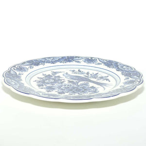 Handwerk Delft Holland Blue and White Floral scene with Bird plate | 22.5cm