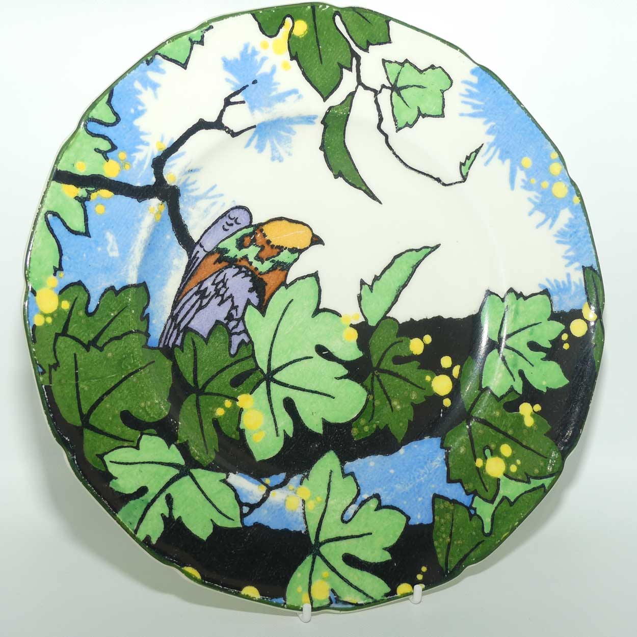 Royal Doulton Bird in Foliage plate | Fine Bone China body