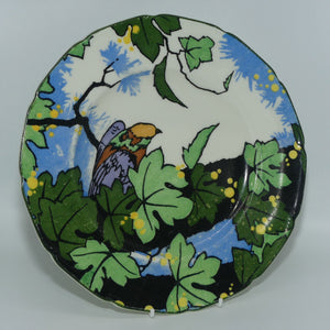 Royal Doulton Art Deco Bird in Foliage plate | Fine Bone China body