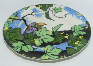 Royal Doulton Art Deco Bird in Foliage plate | Fine Bone China body