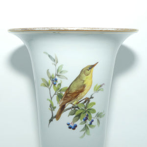 Meissen Birds, Insects and Butterfly vase