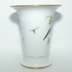 Meissen Birds, Insects and Butterfly vase