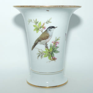 Meissen Birds, Insects and Butterfly vase