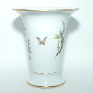 Meissen Birds, Insects and Butterfly vase