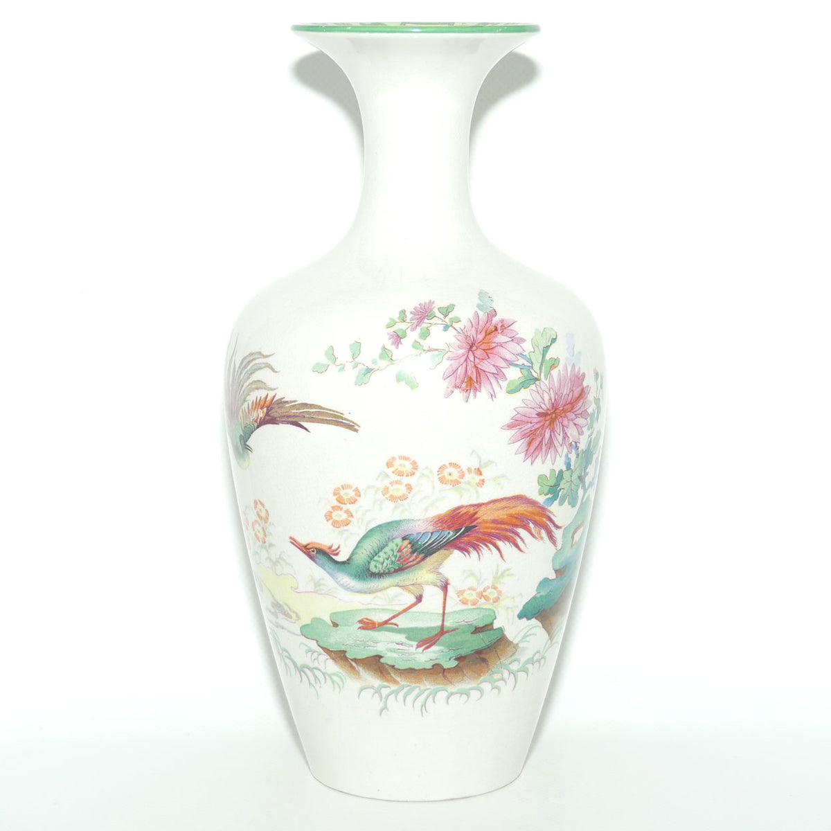 Early Grimwades Brothers Winton Asiatic Pheasant vase | Flared Top