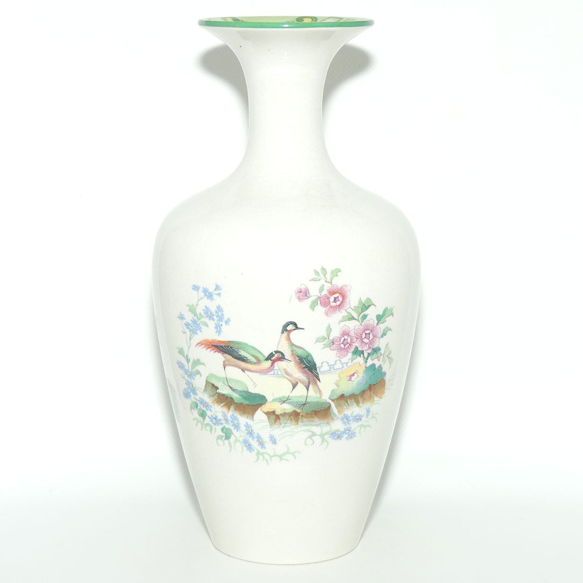 Early Grimwades Brothers Winton Asiatic Pheasant vase | Flared Top