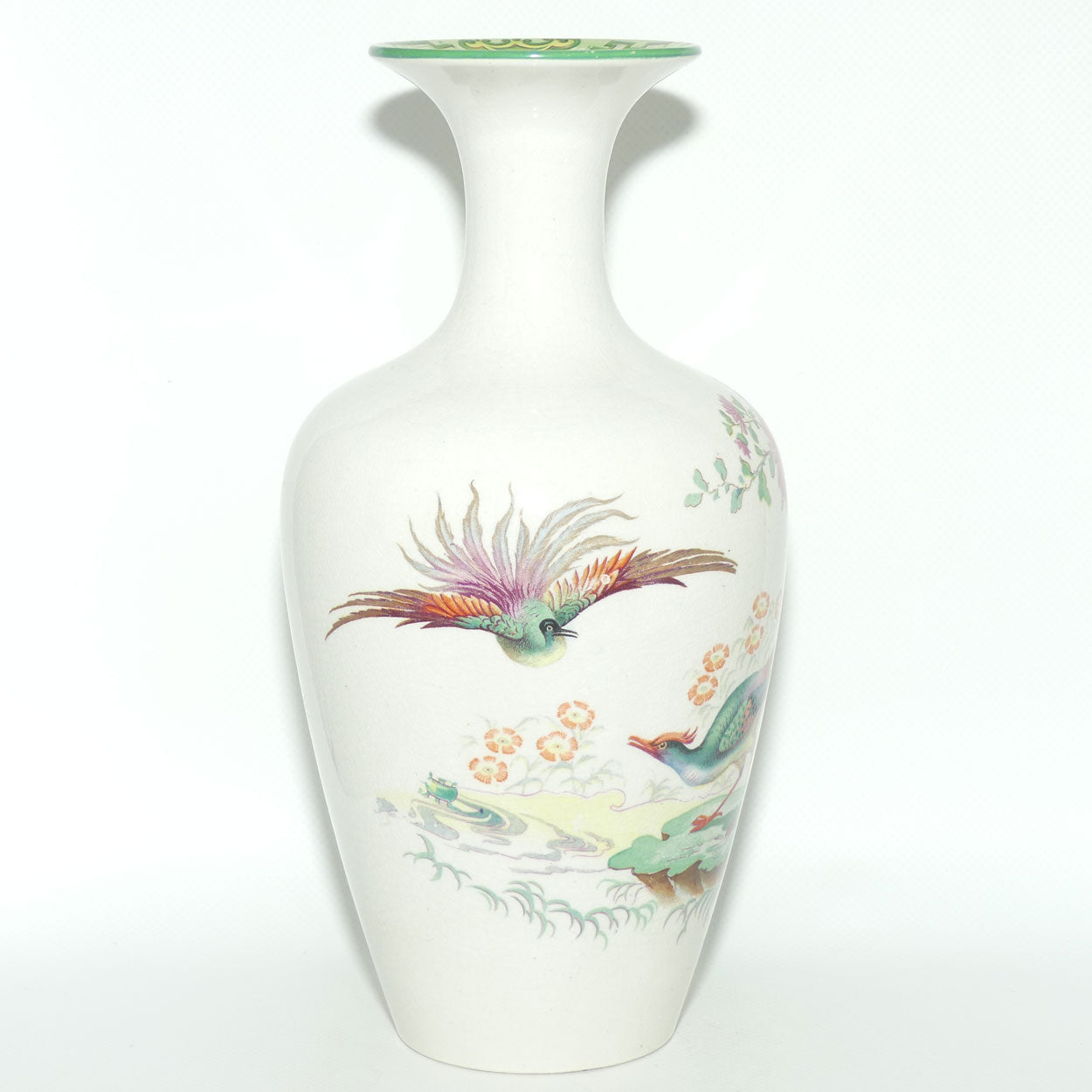 Early Grimwades Brothers Winton Asiatic Pheasant vase | Flared Top