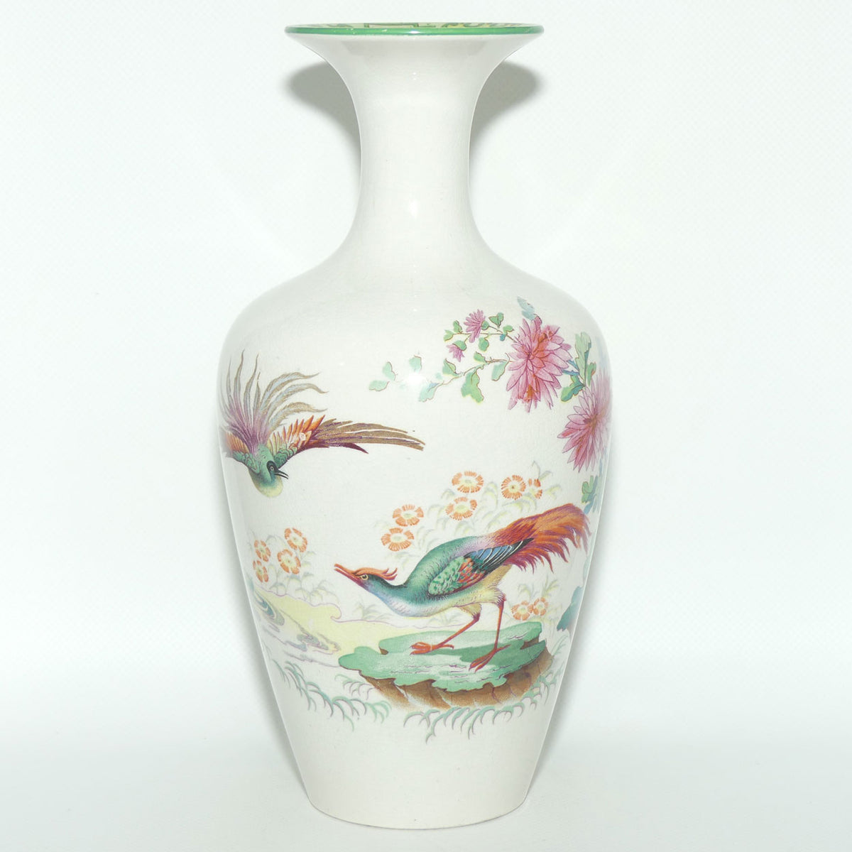 Early Grimwades Brothers Winton Asiatic Pheasant vase | Flared Top