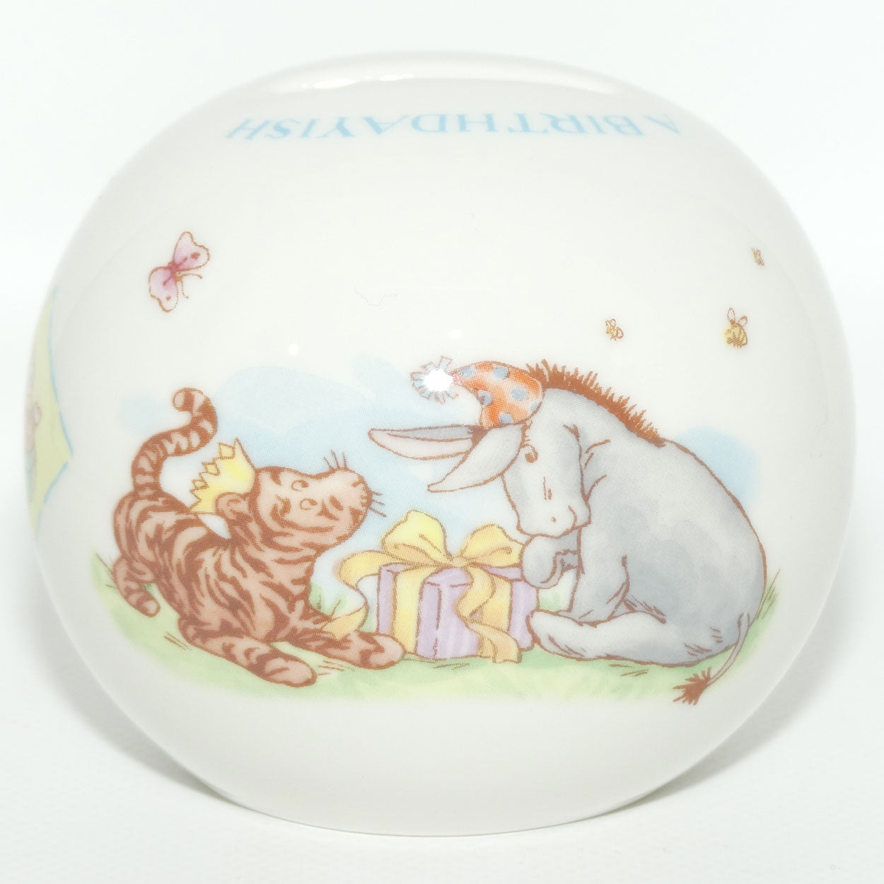 Royal Doulton Winnie the Pooh Birthday Collection Money Box Ball | Winnie The Pooh | boxed