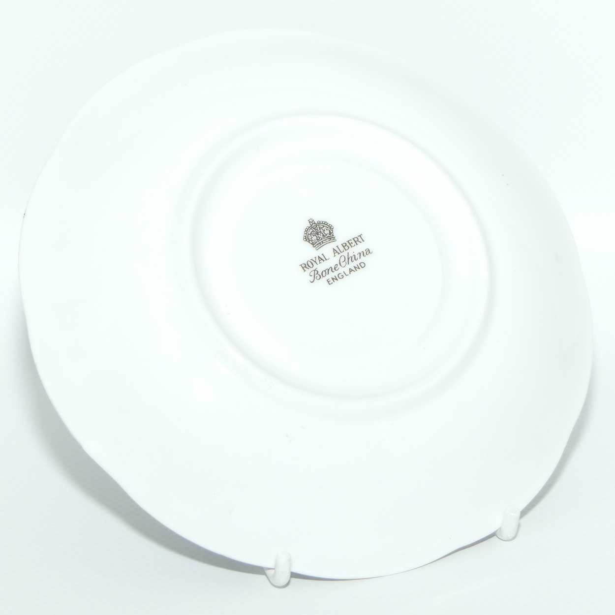 Royal Albert trio | Mid Century era Black and gilt trim