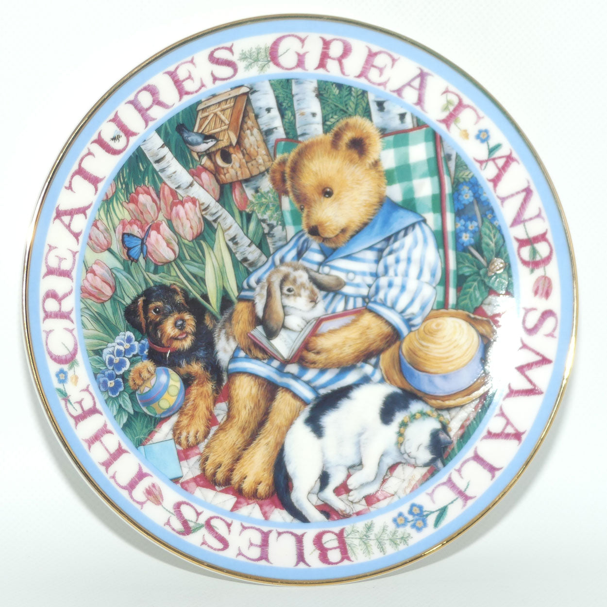 Royal Doulton Teddies plate by Linda Hill Griffith | Blessed with Friends