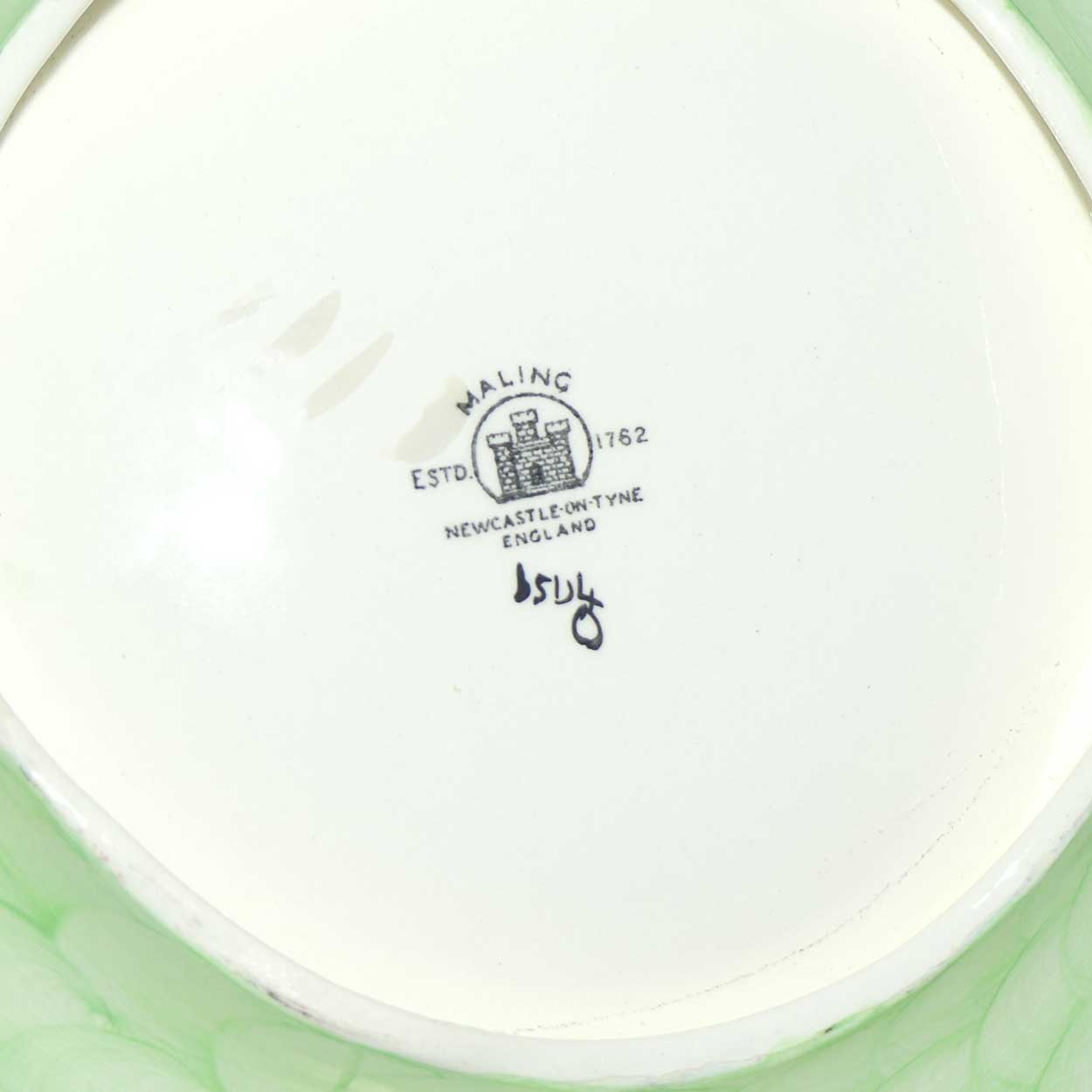 Maling bowl Embossed Blossom Bough Green 6564