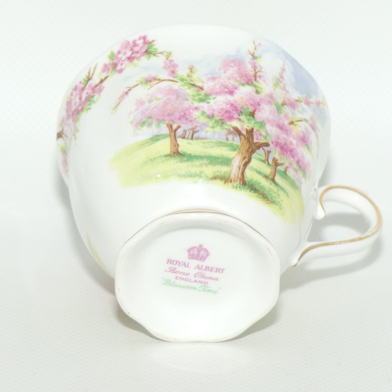 Royal Albert England Blossom Time tea trio | Malvern shape