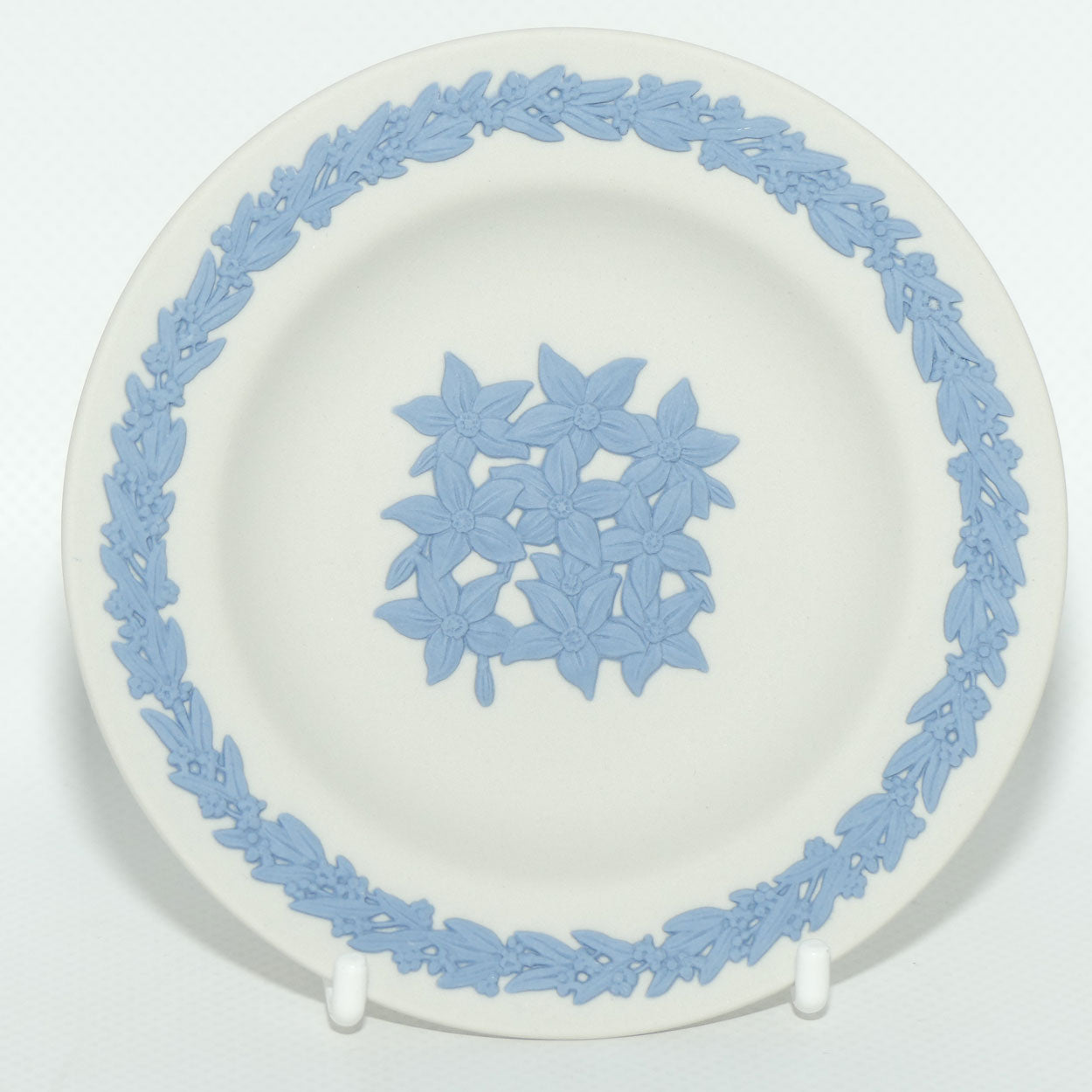 Wedgwood Jasper | Australian | Royal Blue Bells  | Miniature Plate | boxed