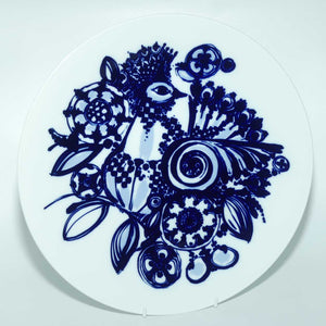 Rosenthal Studio Line Blue Bird wall plate | Wiinblad design | 32.5cm