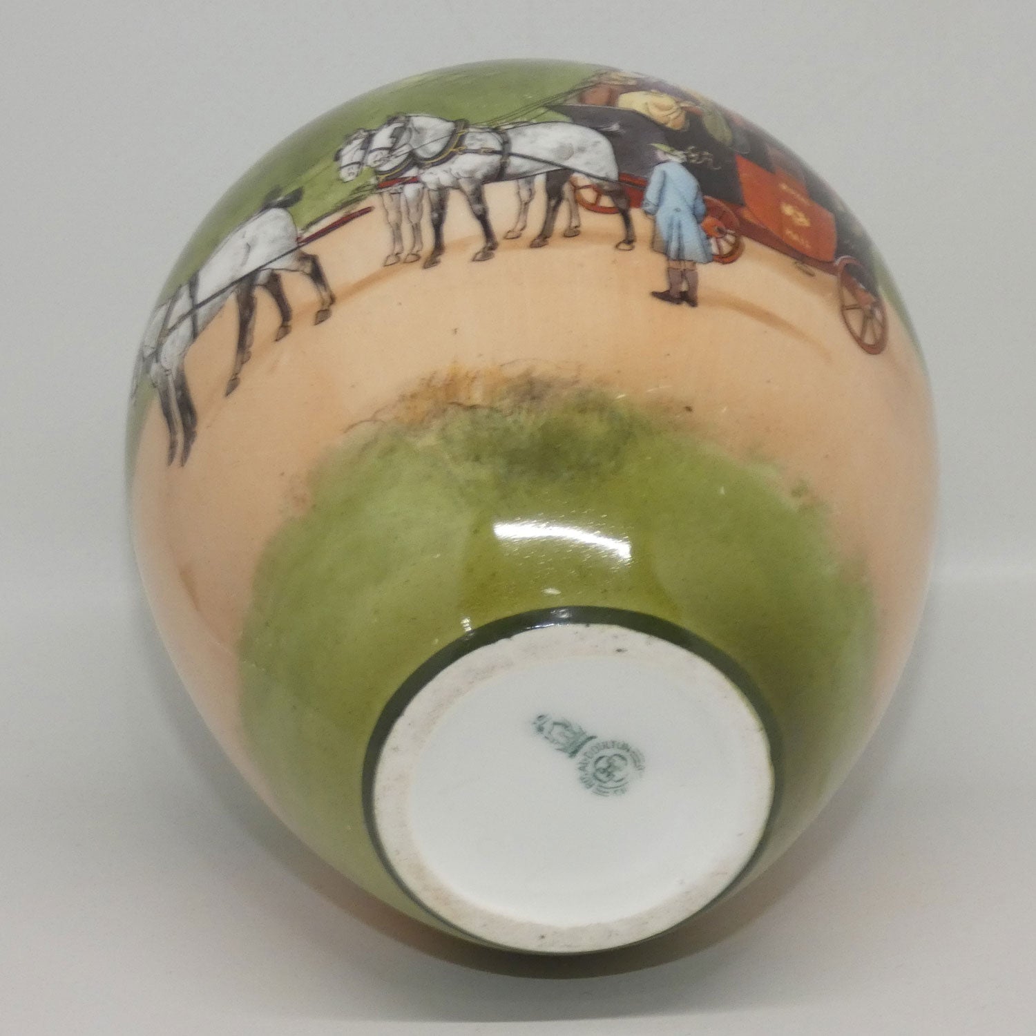 Royal Doulton Blue Sky | Coaching Days bulbous vase