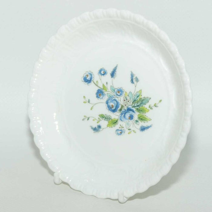 Coalport Bone China dish | 12cm | Delicate Blue Floral pattern