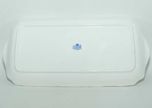 Coalport Bone China sandwich tray | Delicate Blue Floral pattern