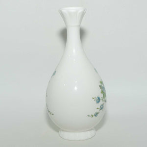 Coalport Bone China bud vase | Delicate Blue Floral pattern