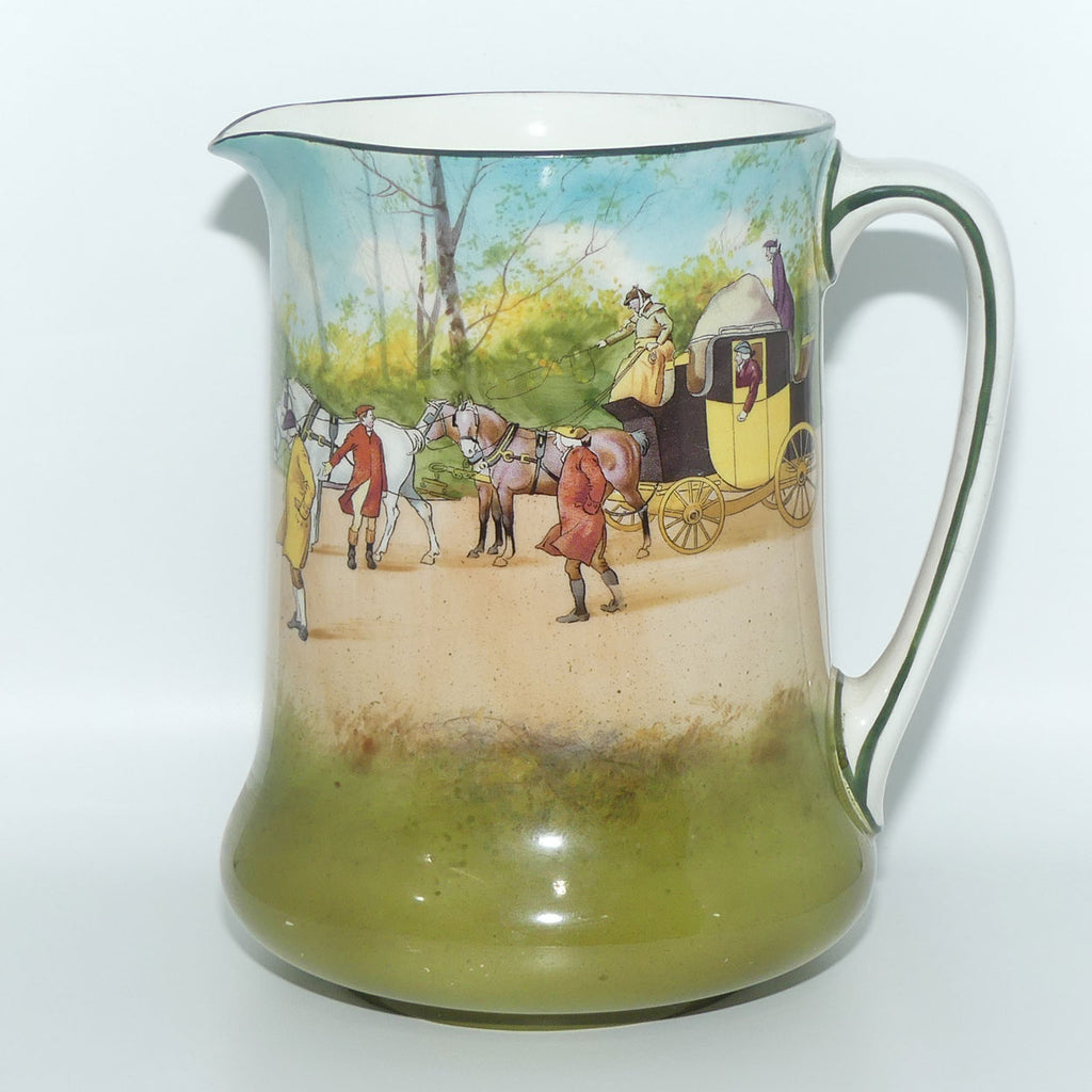 Royal Doulton Coaching Days Blue Sky variation | Yellow Door large lemonade jug E2768