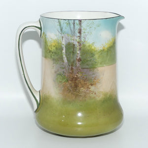 Royal Doulton Coaching Days Blue Sky variation | Yellow Door large lemonade jug E2768