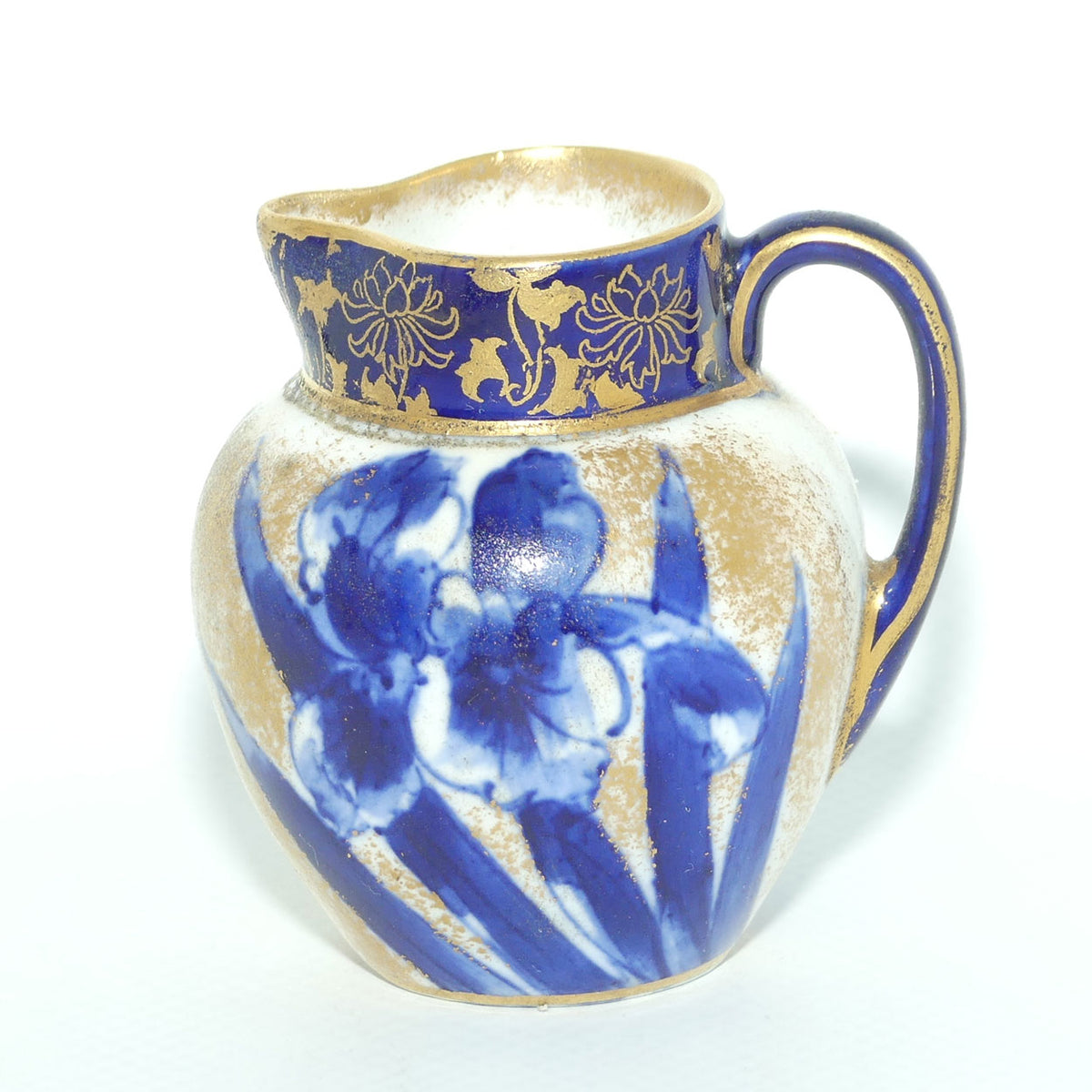 Royal Doulton Blue and White miniature jug | Orchid