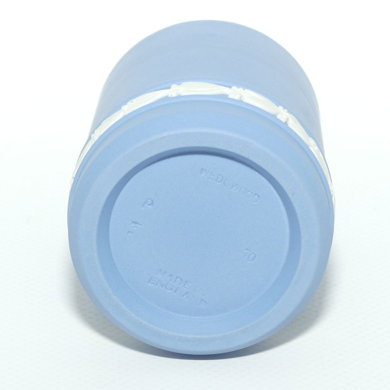 Wedgwood Jasper | White on Pale Blue | Maltese Cross table lighter