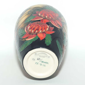 Moorcroft Blue Mountains Waratah vase | Shape 25/9 | TRIAL 15.3.2012