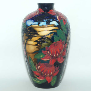 Moorcroft Blue Mountains Waratah vase | Shape 25/9 | TRIAL 14.3.2011