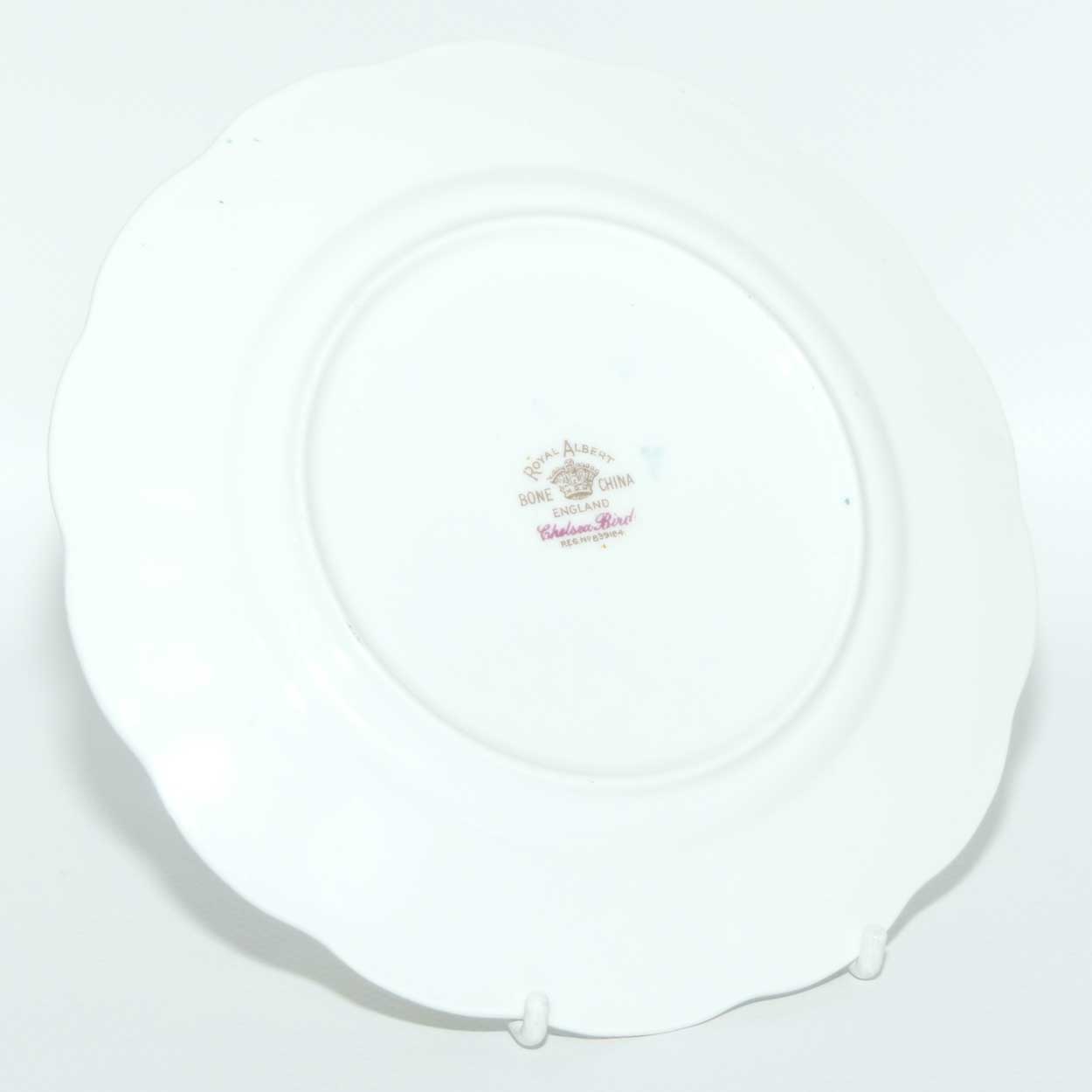 Royal Albert Bone China Chelsea Bird trio | Aqua Blue Trim