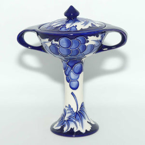 Moorcroft Blue Vine Nostalgia bonbonniere | Shape 28/6 | Num Ed #2