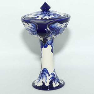 Moorcroft Blue Vine Nostalgia bonbonniere | Shape 28/6 | Num Ed #2