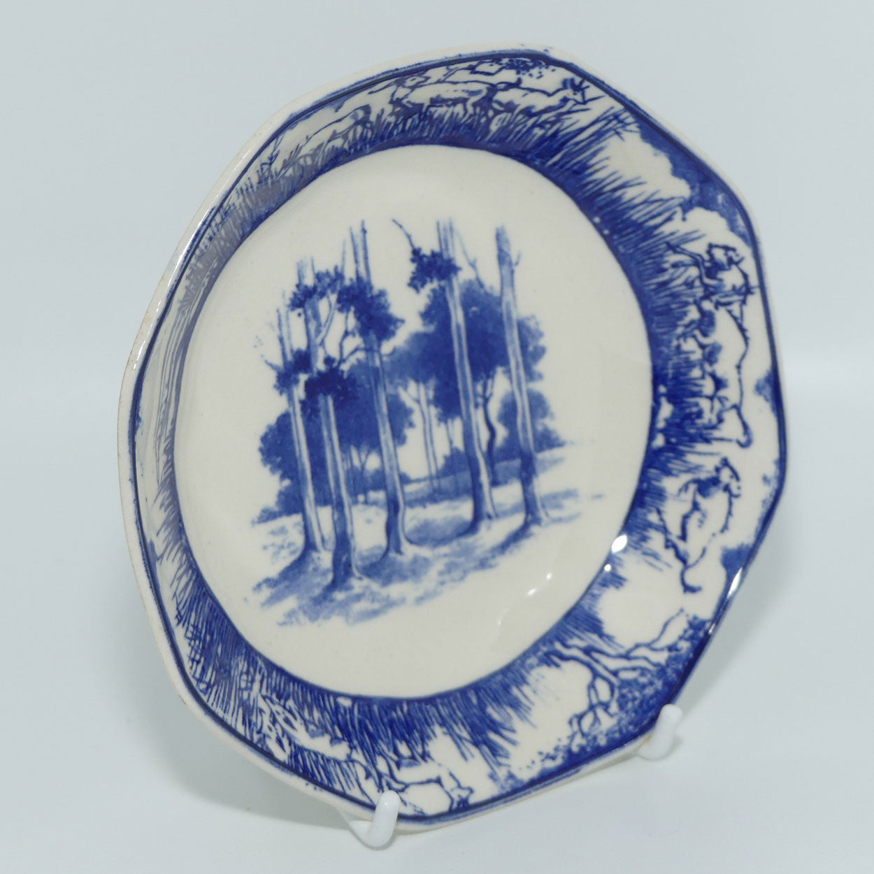Royal Doulton Blue and White bowl | 5 inch | Bushveld | African Wild Animals Border
