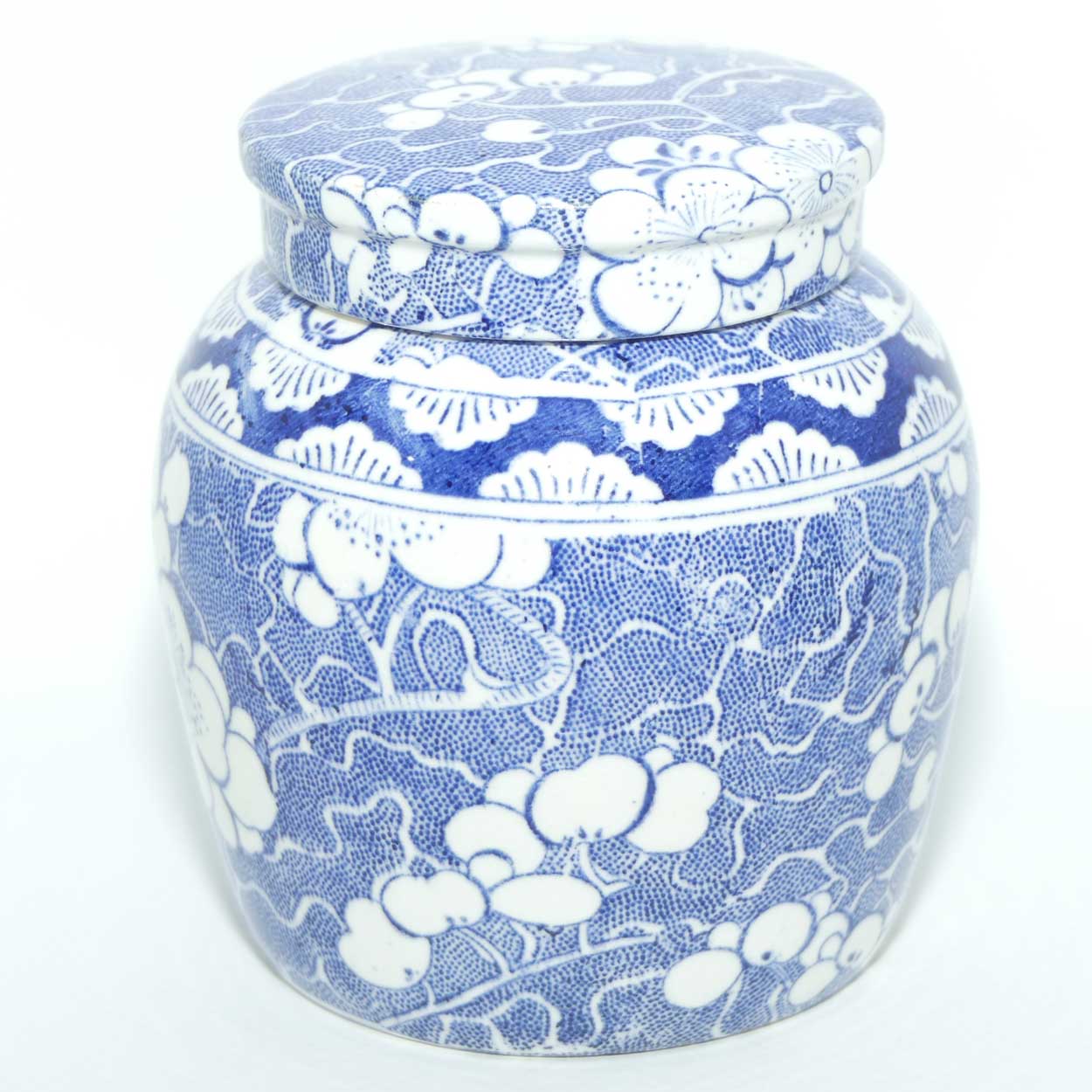 Maling Blue and White small tea caddy | ginger jar