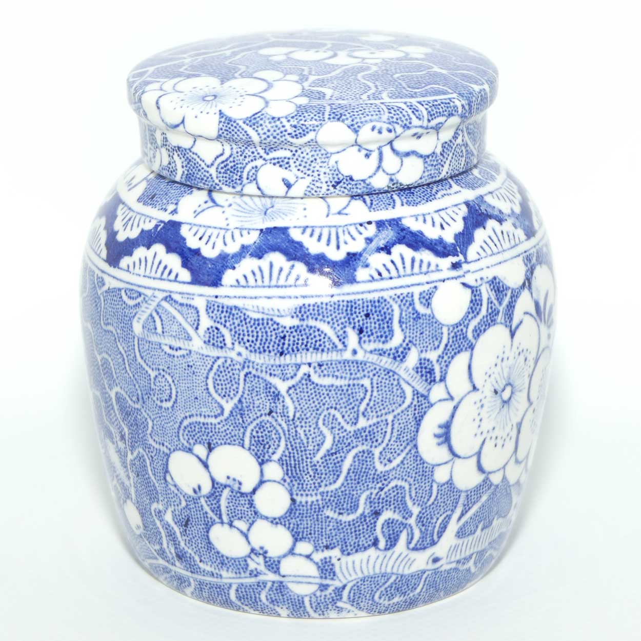 Maling Blue and White small tea caddy | ginger jar
