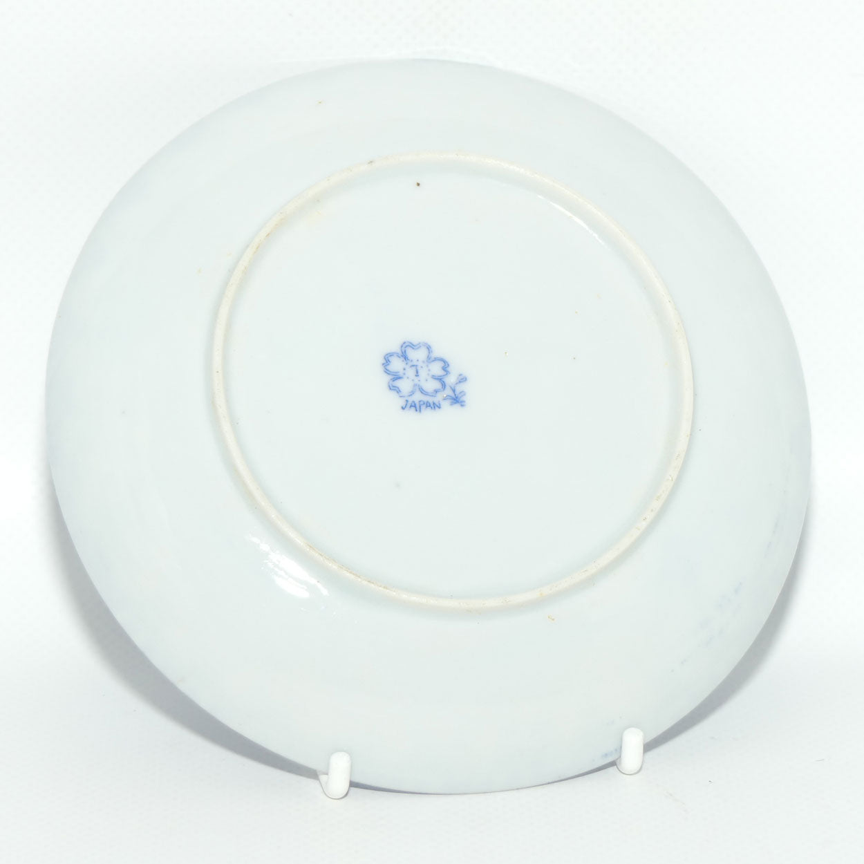 Japanese Blue and White eggshell china Pheonix Bird cup and saucer