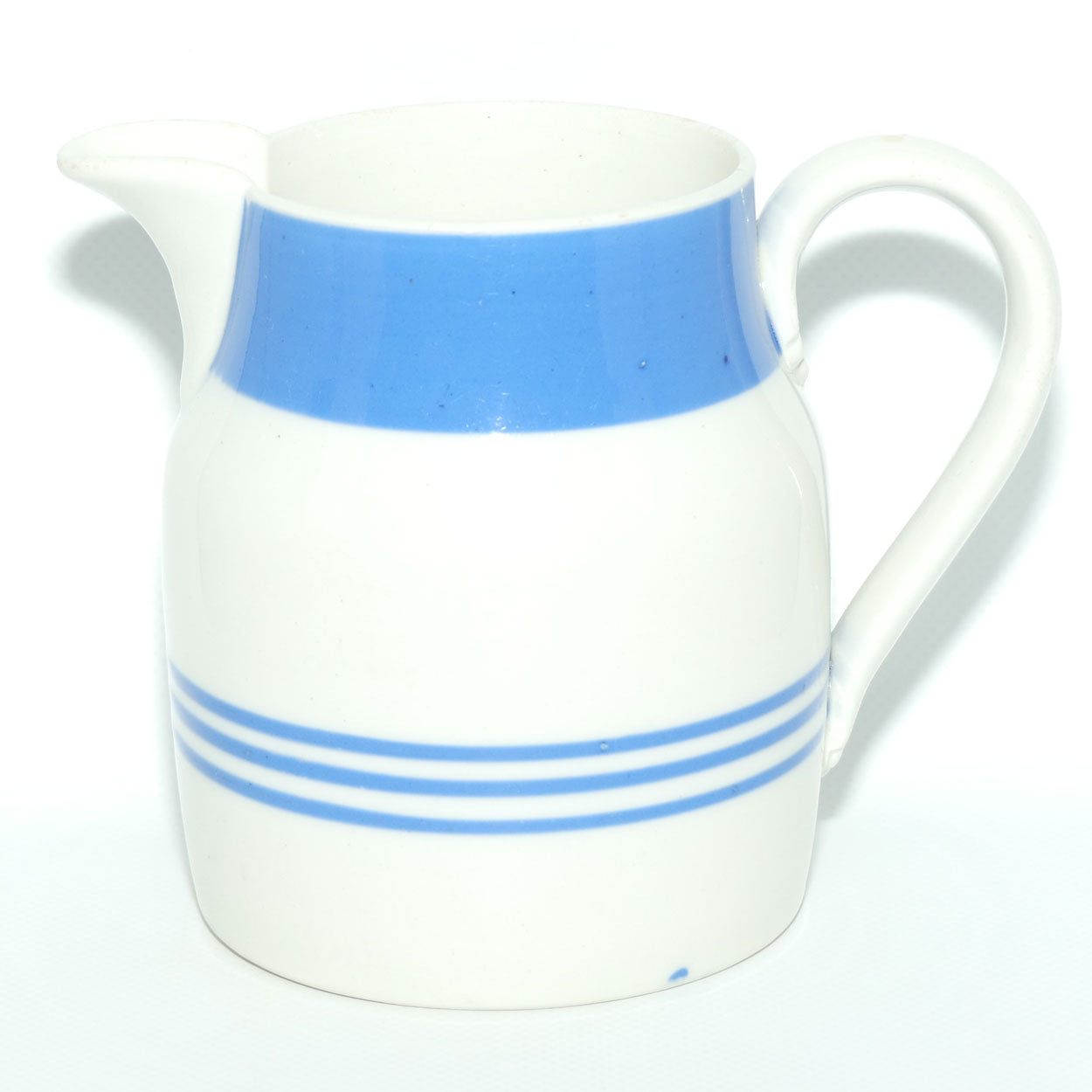 Adderley Blue and White Banded Kitchen Ware | milk jug | Vintage Kitchenalia