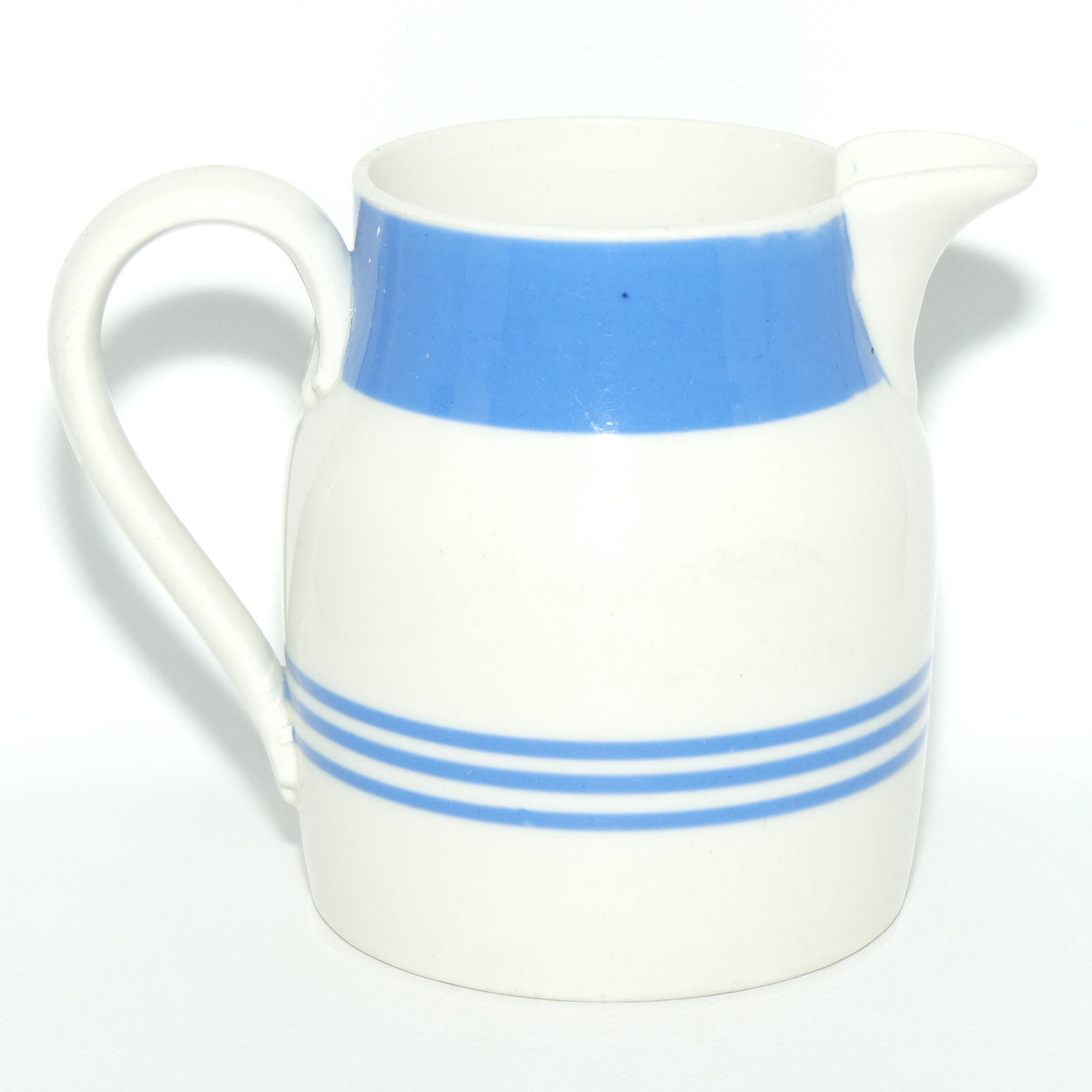 Adderley Blue and White Banded Kitchen Ware | milk jug | Vintage Kitchenalia